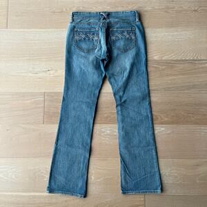 Old Navy The Diva Boot-cut Low Rise Stretch Jeans Stitched Pockets